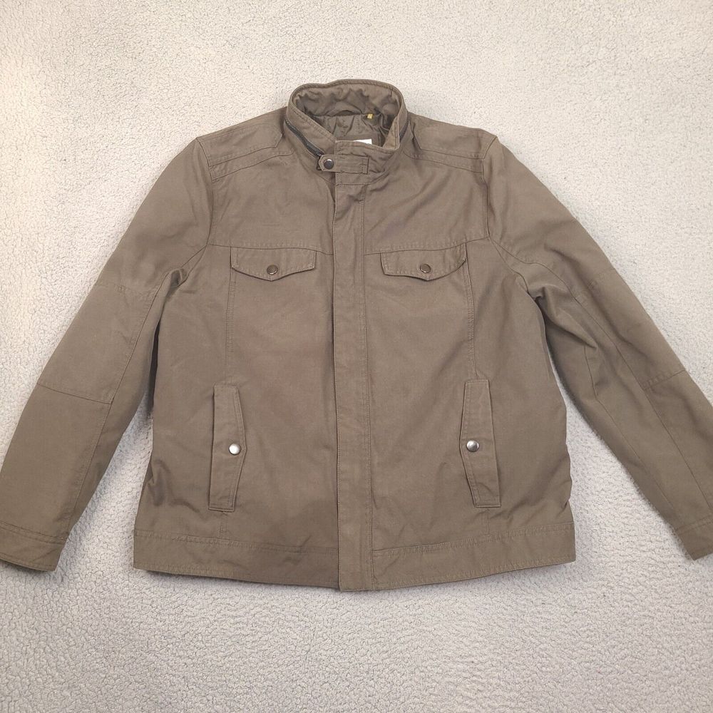 Kenneth Cole Jacket Mens XXL Green Barn Chore Utility Work Heavyweight Military
